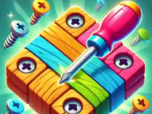 Leikur Unscrew Wood Puzzle á netinu