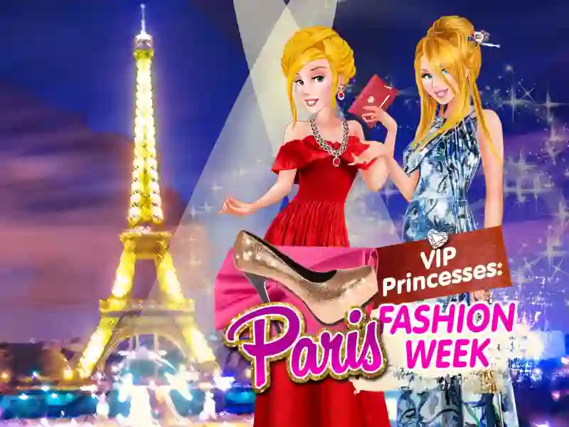Leikur VIP Princesses: Paris Fashion Week á netinu