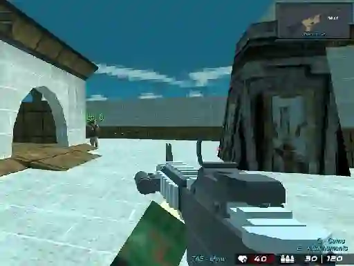 Leikur Blocky Shooting Arena 3d Pixel Combat á netinu