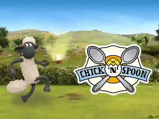 Leikur Shaun The Sheep: Chick N Spoon á netinu