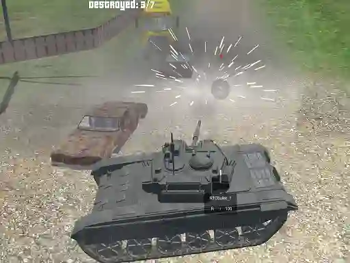 Leikur Tank Shooting Simulator á netinu