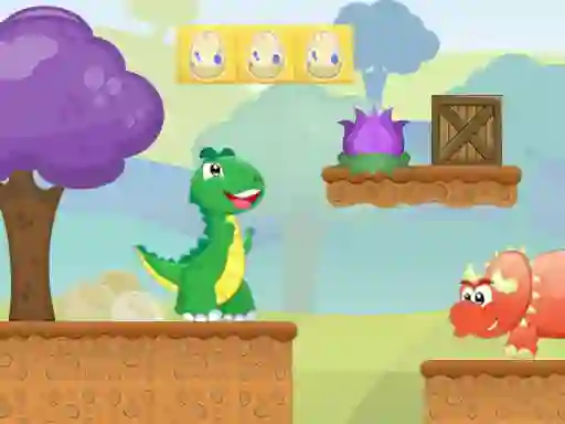 Leikur Little Dino Adventure Returns á netinu