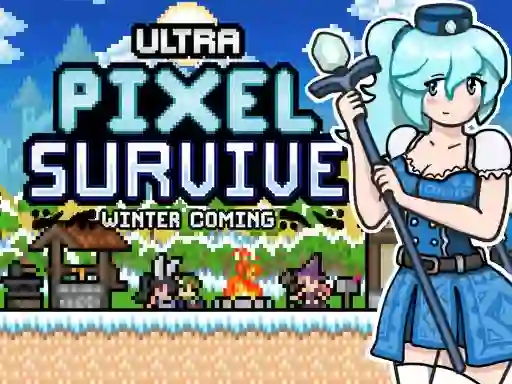 Leikur Ultra Pixel Survive Winter Coming á netinu