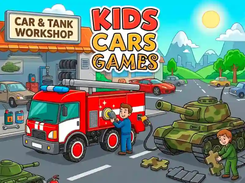 Leikur Kids Cars Games á netinu