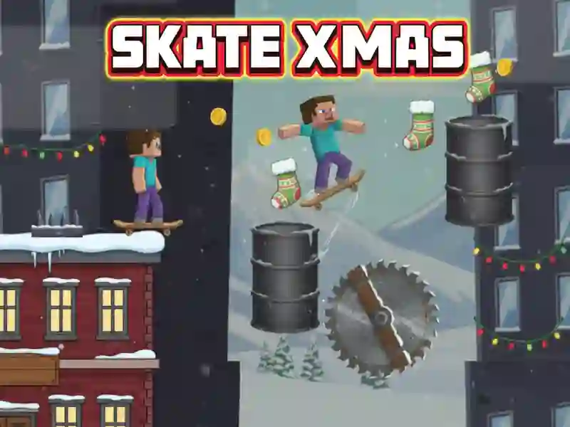 Leikur Skate Xmas á netinu
