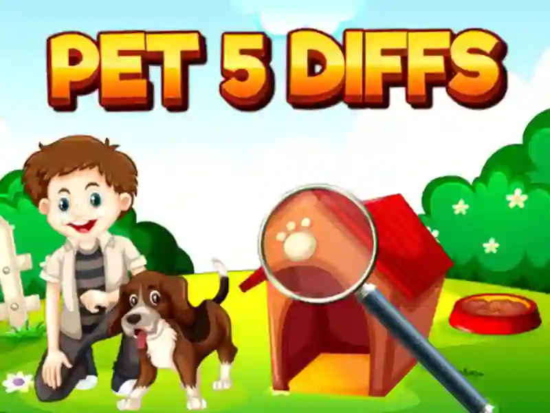Leikur Pet 5 Diffs á netinu