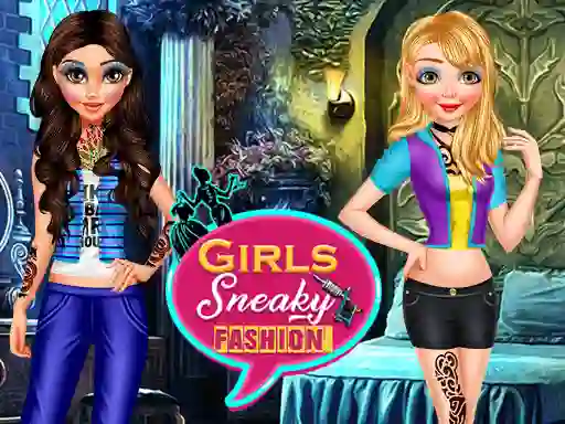 Leikur Girls Sneaky Fashion á netinu