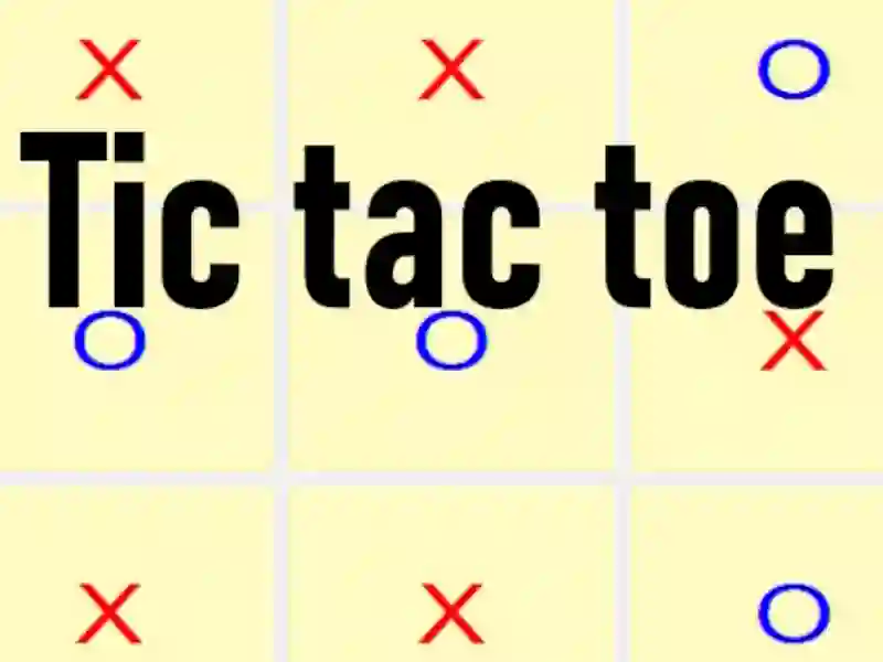 Leikur Tic tac toe á netinu