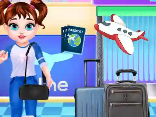 Leikur Baby Taylor In The Airport á netinu