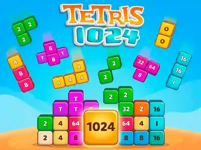 Leikur Tetris 1024 á netinu