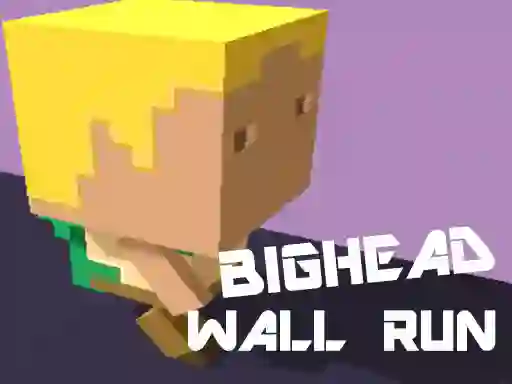 Leikur Bighead Wall Run á netinu