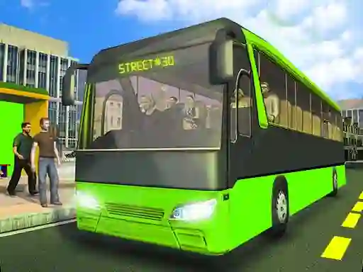 Leikur City Passenger Coach Bus Simulator Bus Driving 3d á netinu