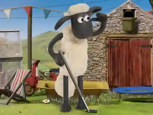 Leikur Shaun The Sheep Baahmy Golf á netinu