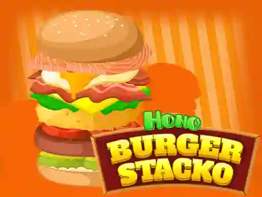 Leikur Hoho Burger Stacko á netinu