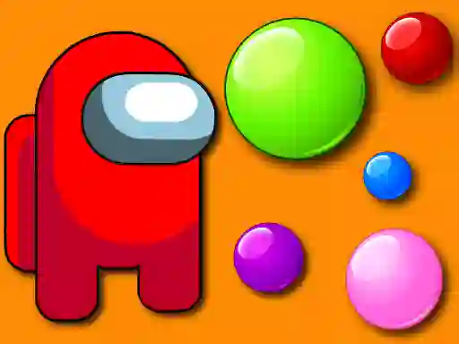 Leikur Among Them Bubble Shooter á netinu
