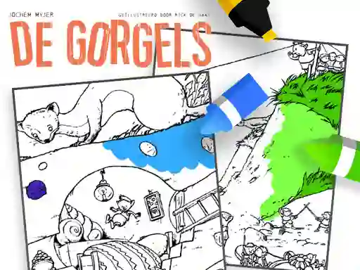 Leikur Coloring Gorgels á netinu