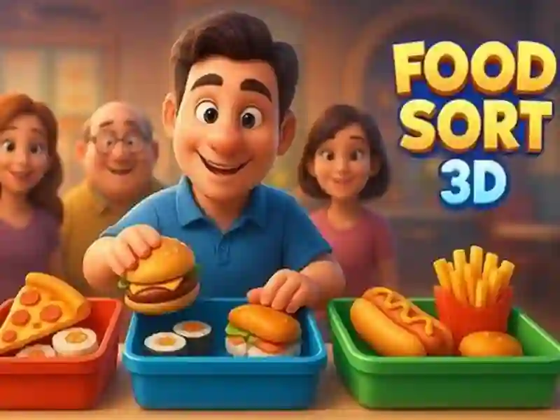 Leikur Food Sort 3D á netinu