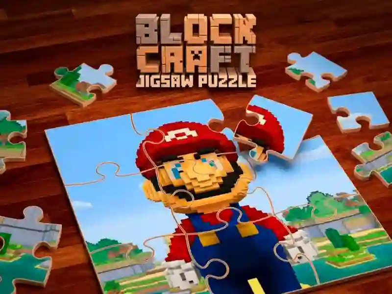 Leikur Block Craft Jigsaw Puzzle á netinu