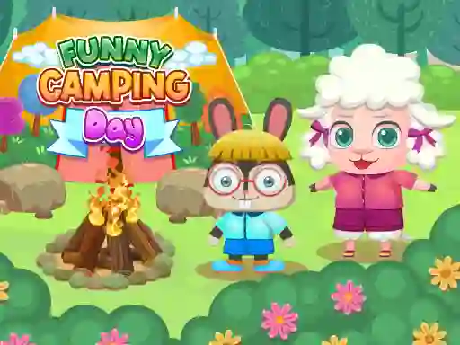 Leikur Funny Camping Day á netinu