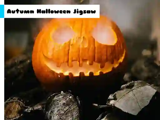 Leikur Autumn Halloween Jigsaw á netinu