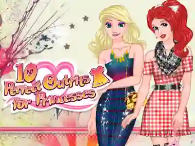 Leikur 10 Perfect Outfits for Princesses á netinu