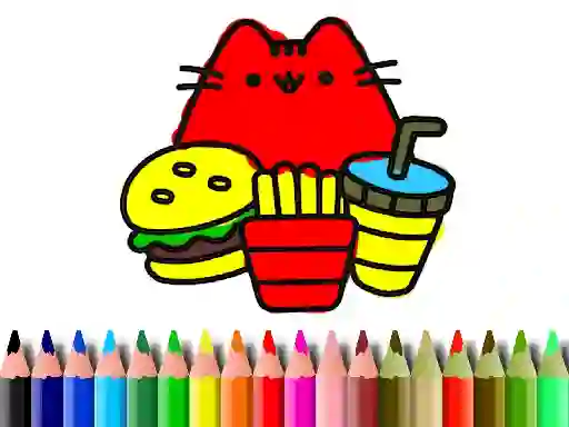 Leikur Back To School: Cute Cats Coloring á netinu
