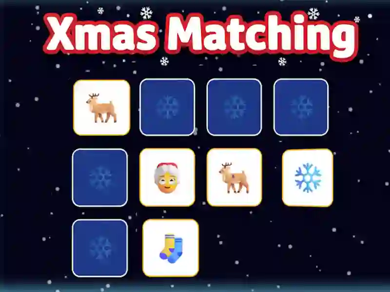 Leikur Xmas Matching á netinu