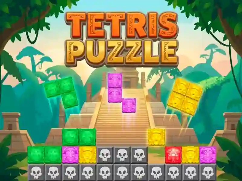 Leikur Tetris Puzzle á netinu