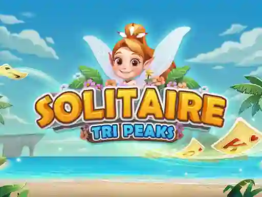 Leikur Solitaire tri peaks á netinu