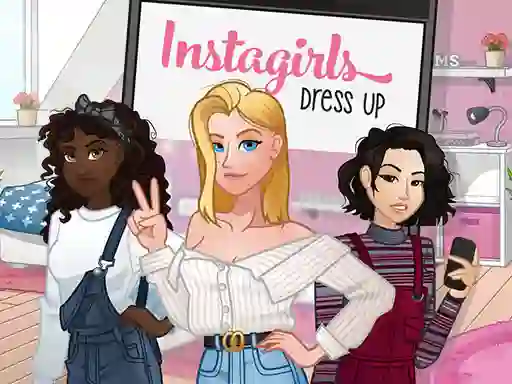Leikur Instagirls Dress Up á netinu