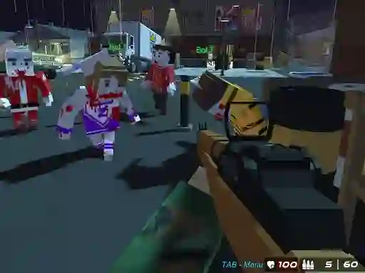 Leikur GunGame 24 Pixel á netinu