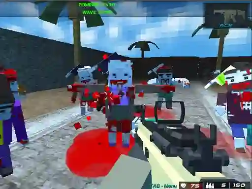 Leikur Pixel Combat The Sandstorm á netinu
