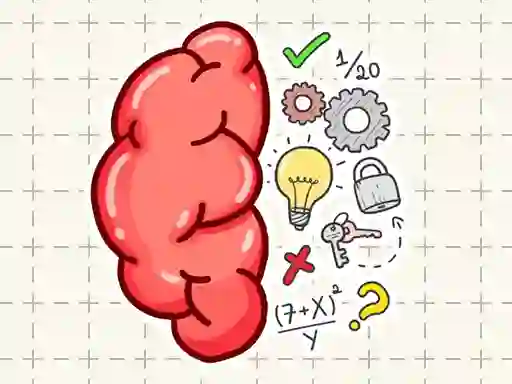 Leikur Brain Tricky Puzzles á netinu