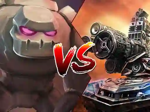 Leikur Tank vs Golems á netinu