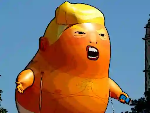 Leikur Trump Flying Adventure á netinu