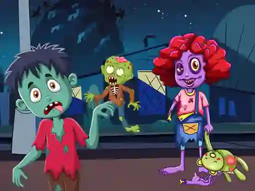 Leikur Zombie Fun Jigsaw á netinu