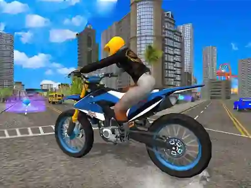 Leikur City Bike Stunt Racing á netinu
