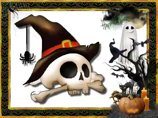 Leikur Halloween Puzzle Challenge á netinu