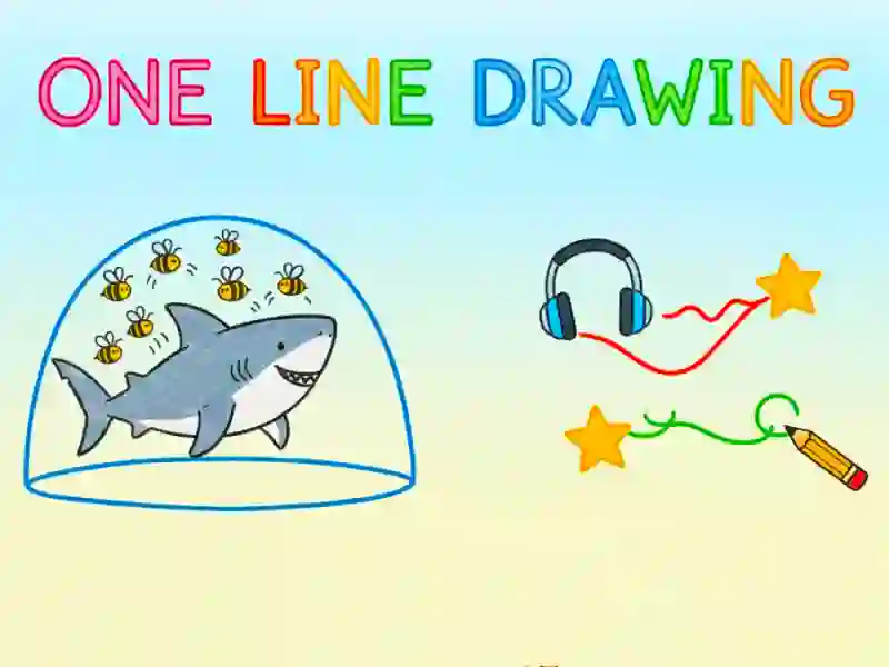 Leikur One Line Drawing á netinu