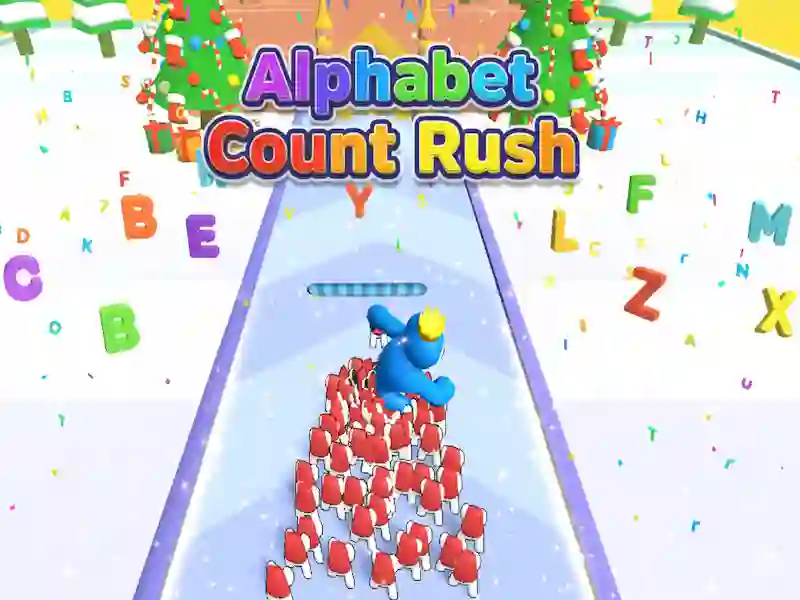 Leikur Alphabet Count Rush á netinu