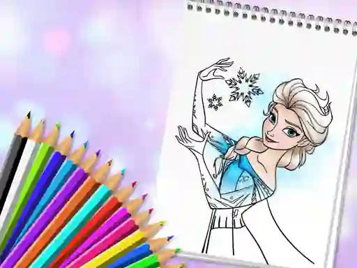 Leikur Amazing Princess Coloring Book á netinu