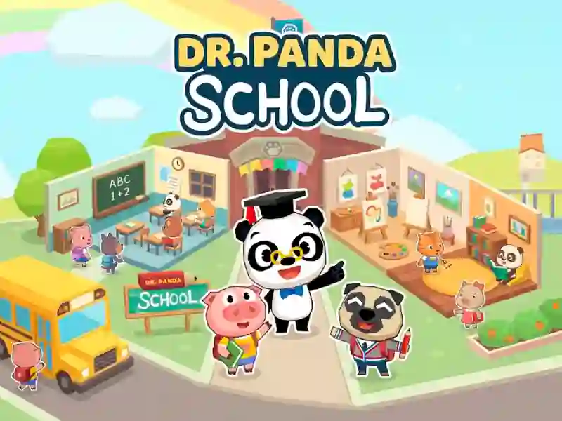 Leikur Dr Panda School á netinu