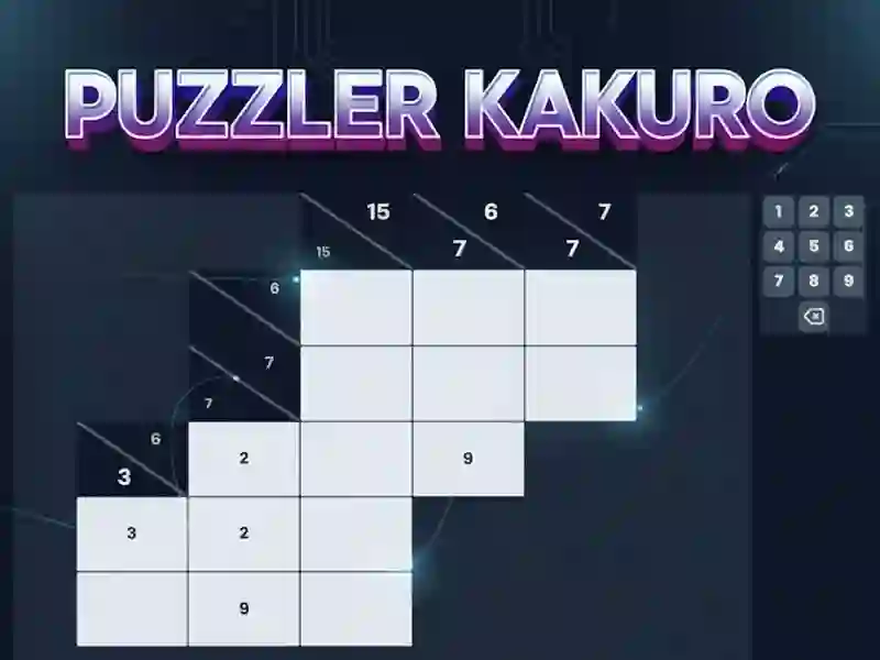 Leikur Puzzler Kakuro á netinu