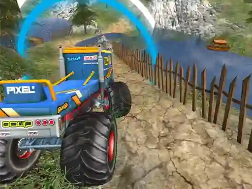Leikur Monster Truck Offroad Driving Mountain á netinu