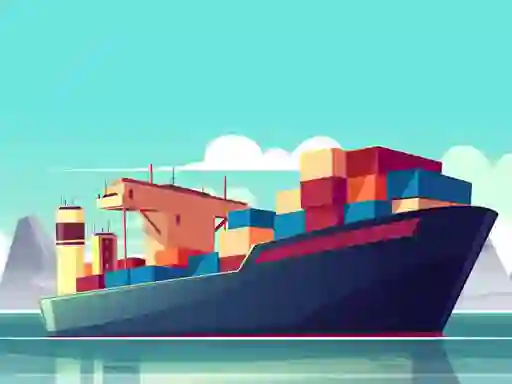 Leikur Cargo Ships Jigsaw á netinu