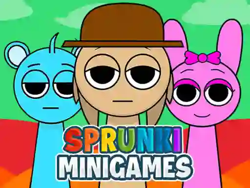 Leikur Sprunki Mini Games á netinu