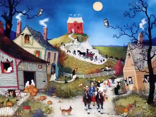 Leikur Art Villages Differences á netinu