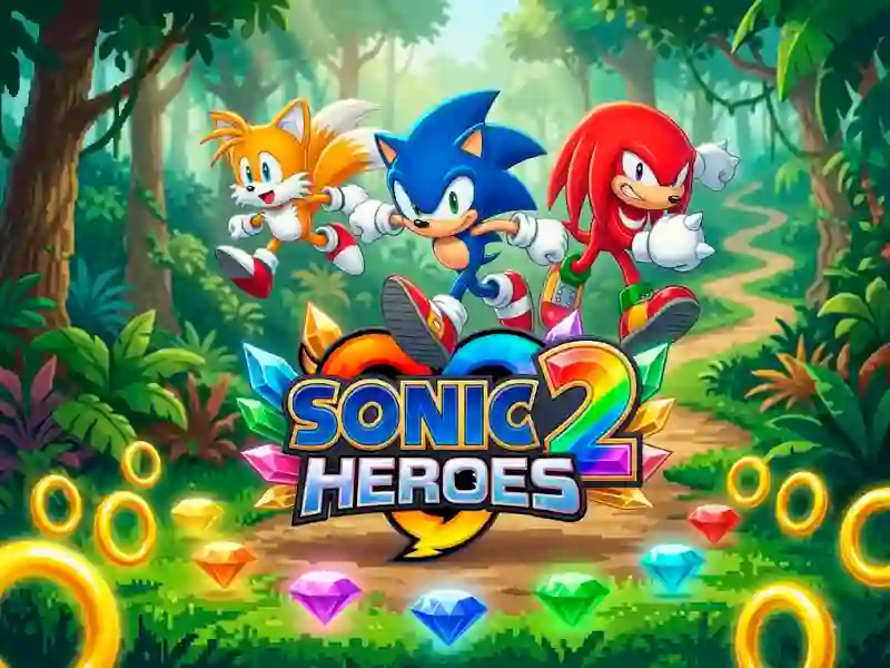 Leikur Sonic 2 Heroes á netinu