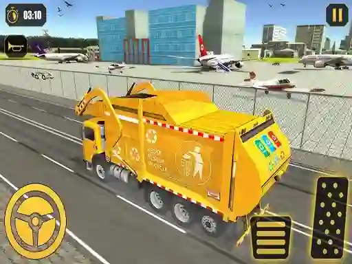 Leikur Real Garbage Truck á netinu