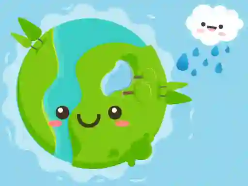 Leikur Happy Green Earth á netinu
